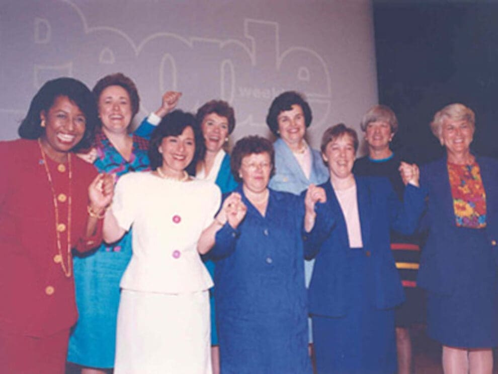 Image of a group of EMILYs List candidates who participated in the 1992 election cycle.