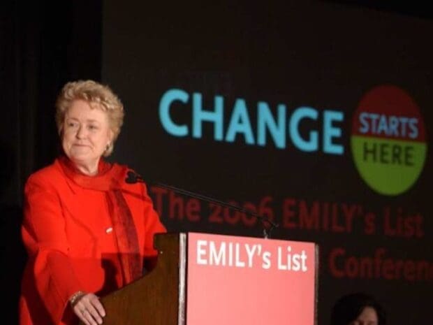 Image of Claire McCaskill, speaking at a podium.